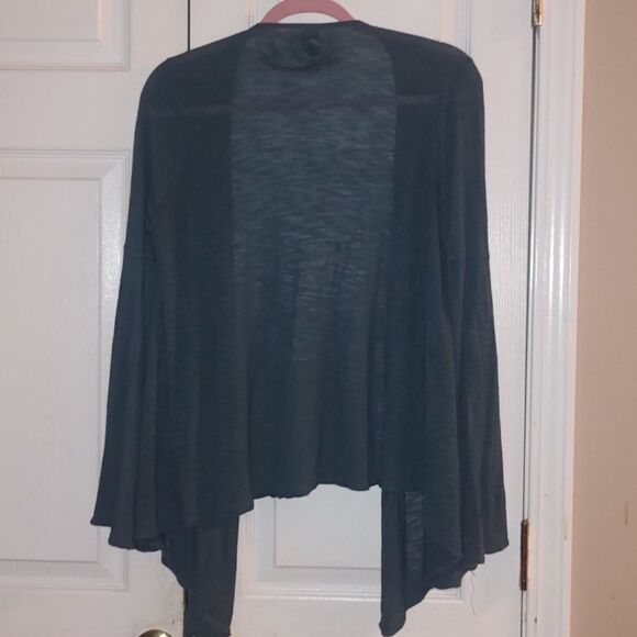 Decree country blue open front lightweight cardigan  Sz S - Picture 4 of 5